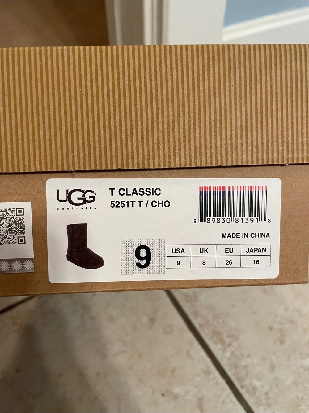 Toddler Ugg Brown Suede Winter Boots with Plush Lining